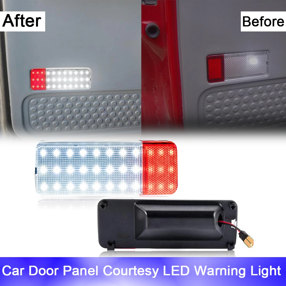 

LED Car Door Panel Warning Courtesy Light For Ford F150 F250 F350 BRONCO 1992-1996 Car Interior Lamp OEM#F2TB-13K705