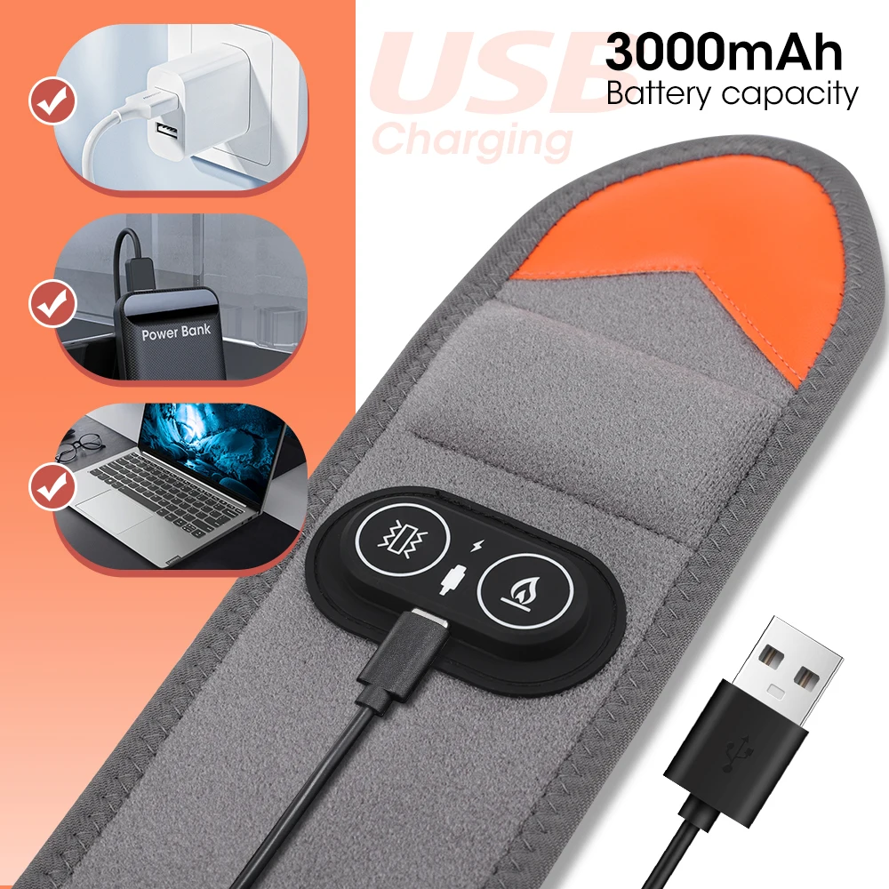 Electric Compress Hot Wrist Wrap 36/48 LEDs 3 Modes 660nm 850nm Infrared Wearable Joint Support Portable Hand Relaxation Brace