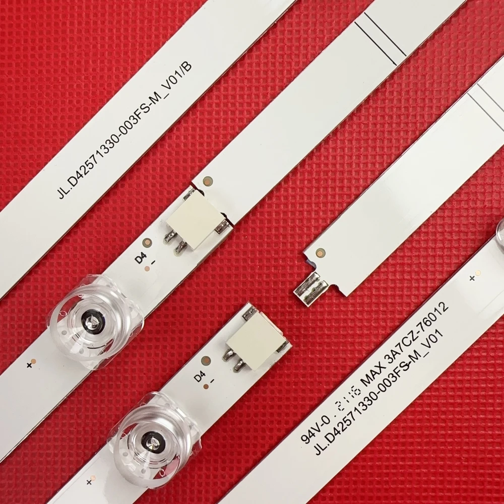 LED Strip For Hisense H43BE7000 H43B7100 43A6101EE H43B7100UK HL 43J802 HD425V1U51-TOL1 SVH425A05 JL.D42571330-003FS-M-V01