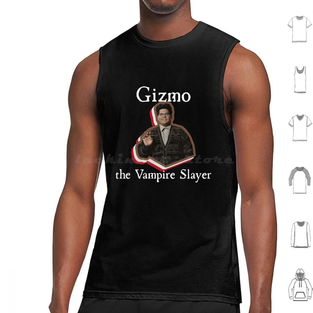 What We Do In The Shadows Say Hello To Gizmo Tank Tops Print Cotton What We Do In The Shadows Laszlo Wwdits