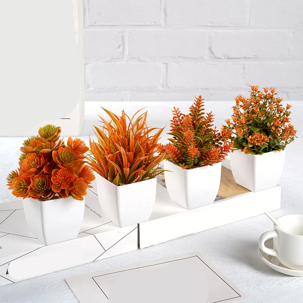 Home Office As Shown Artificial Plants Cozy Distinct Designs Indoor Plants Low Maintenance Autumn Decoration Home