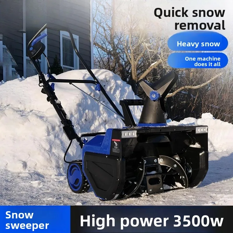Push snow sweeper, commercial snow removal machine, blower, snowplow, household high-efficiency road snow sweeper