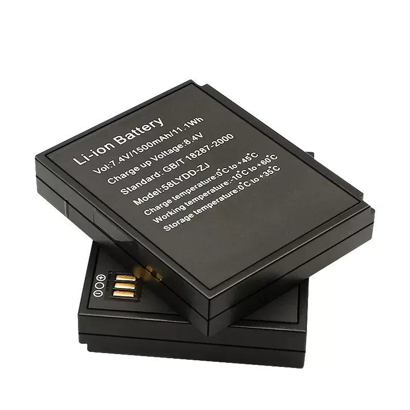 ZJ- 5802DD 58LYDD-ZJ ZJ-5805DD 용 새로운 7.4V 1500mAh 고용량 블루투스 프린터 배터리