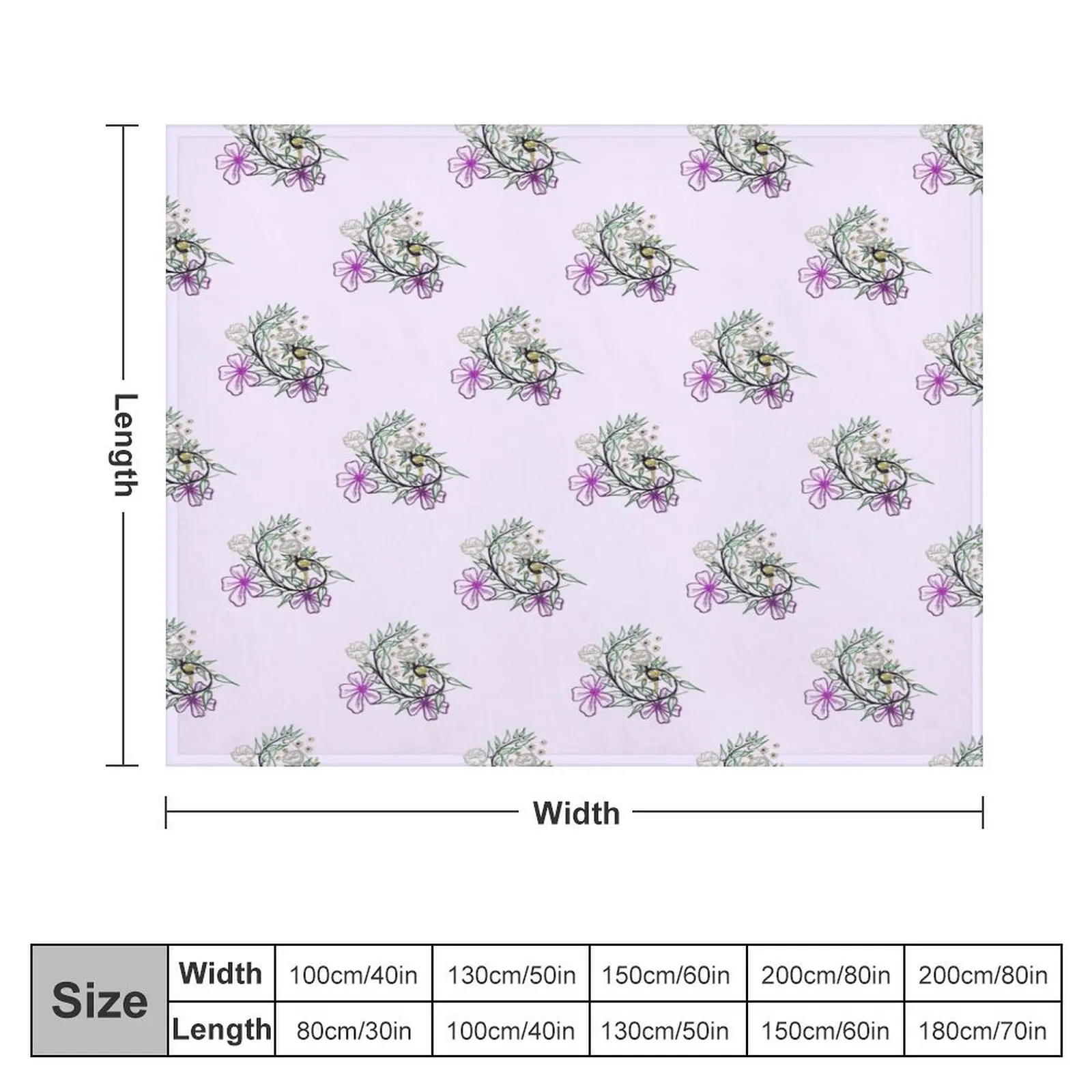 Flowers flow and grow Throw Blanket Bed linens Travel anime Luxury Designer Blankets