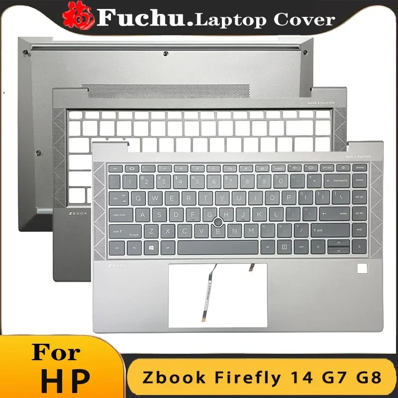 For HP Zbook Firefly 14 G7 G8 Laptop Palm Pad Keyboard Bottom Cover Host Top Cover Bottom Cover