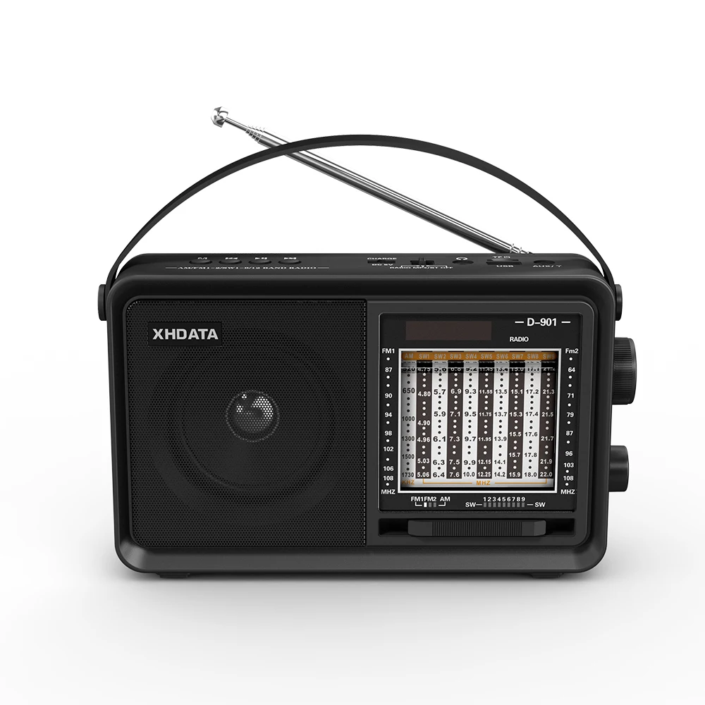 Factory Wholesale XHDATA D-901 BT receptor multiband digital speakers MP3 Function Home Portable Radio