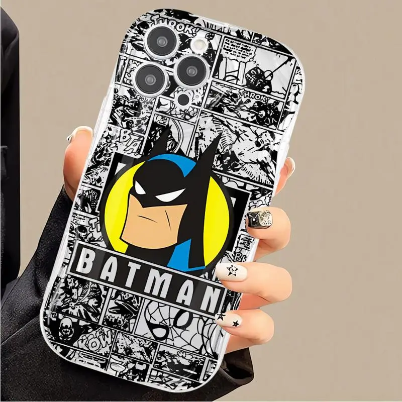 B-Batman Hero Logo Phone Case for Apple iPhone 15 Pro Max 13 14 Plus 12 11 Pro MAX Matte