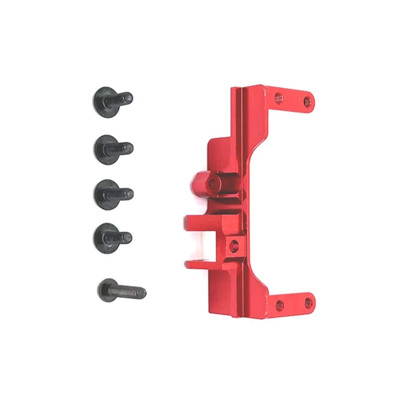 RC Car Upgrade Front Axle Steering Gear Mounting Seat Kit for 1/12 H12Y H12Y+ RC Car Upgrade Accessories Red