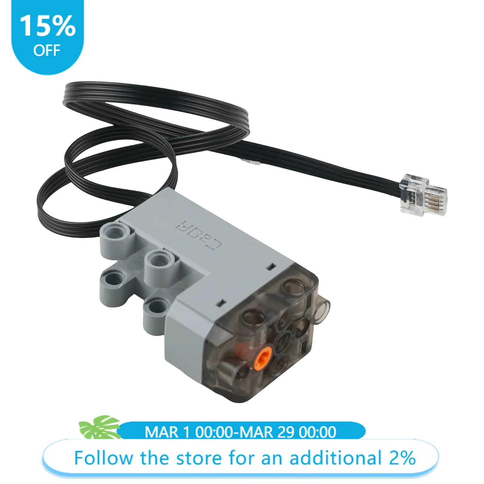 

MOC Pro Servo Motor Upgraded Power Functions with Crystal Head (connector)