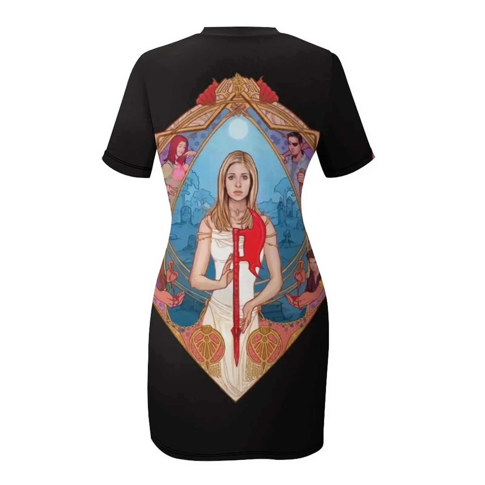 บัฟฟี่ - ชุดเดรสแขนสั้นรุ่นที่ 2 ชุดเดรสสำหรับผู้หญิง ชุดเดรสออกงาน ชุดเดรสสำหรับผู้หญิง ฤดูร้อน 2025