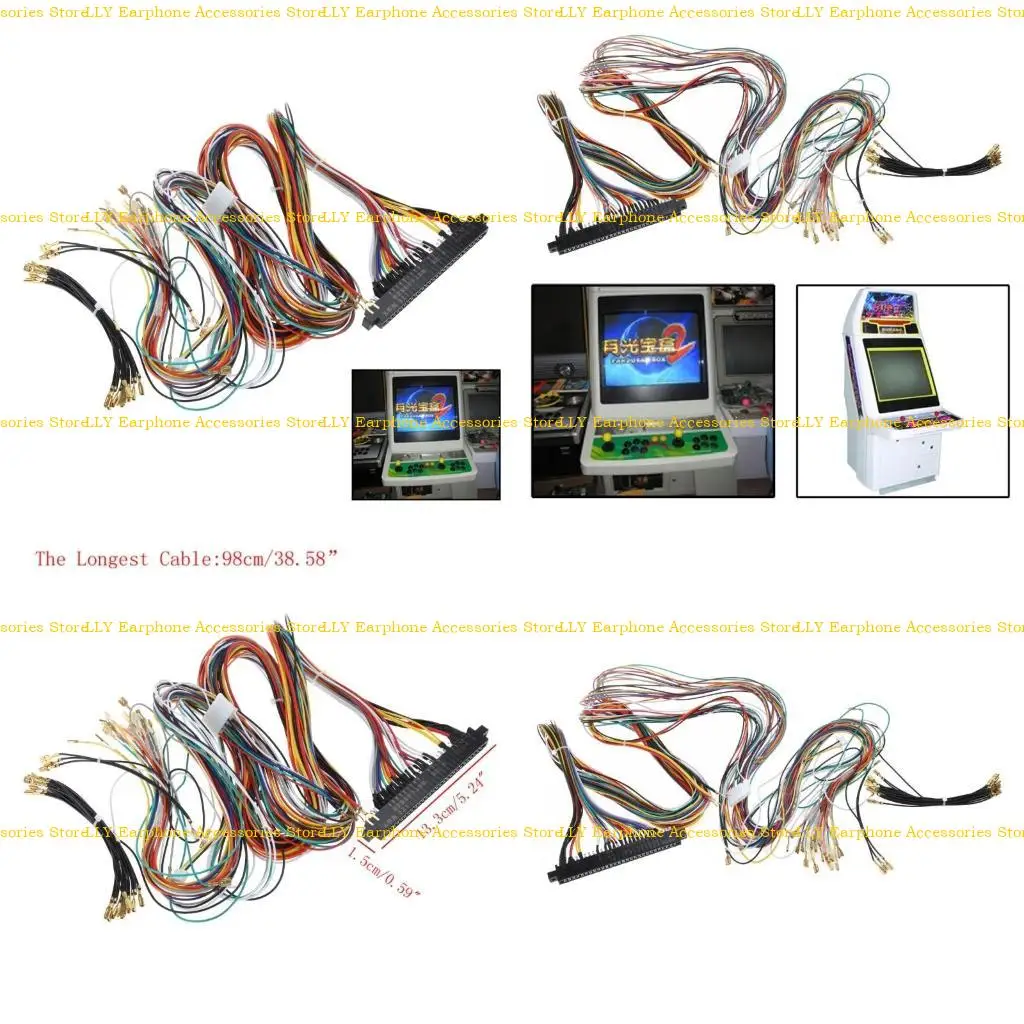 

462E 60-in-1 Board Arcade PCB Cable Arcade Jamma Board Machine Wiring Harness 60 in 1