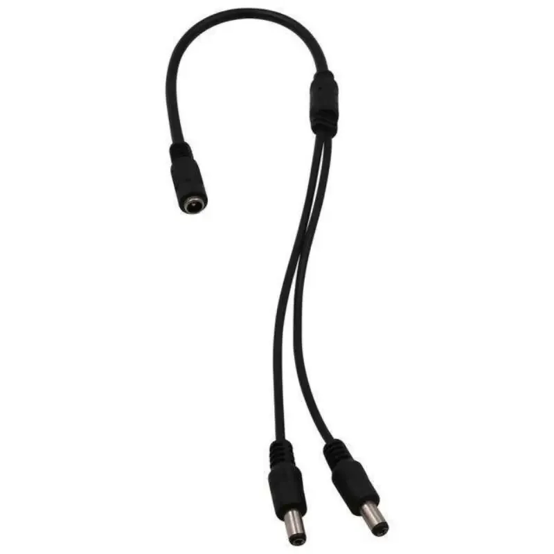 Rozdzielacz kabla zasilającego DC 1 na 2/4/8 wyjść 5V 12V męski żeński 5.5 x 2.1mm złącze adaptera zasilania do taśmy LED, kamery