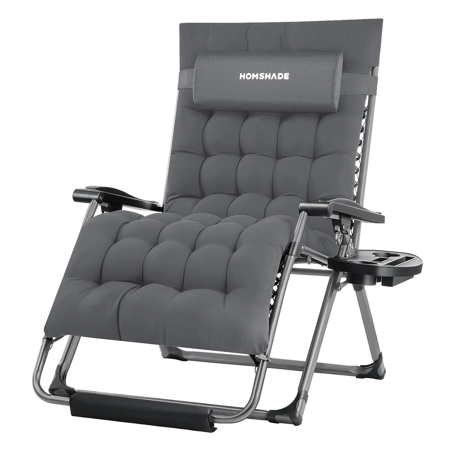 XXL Zero Gravity Chair with Cushion, 33In Oversized Zero Gravity Lounge Chair, Patio Outdoor Recliner Chair for Indoor, Custom