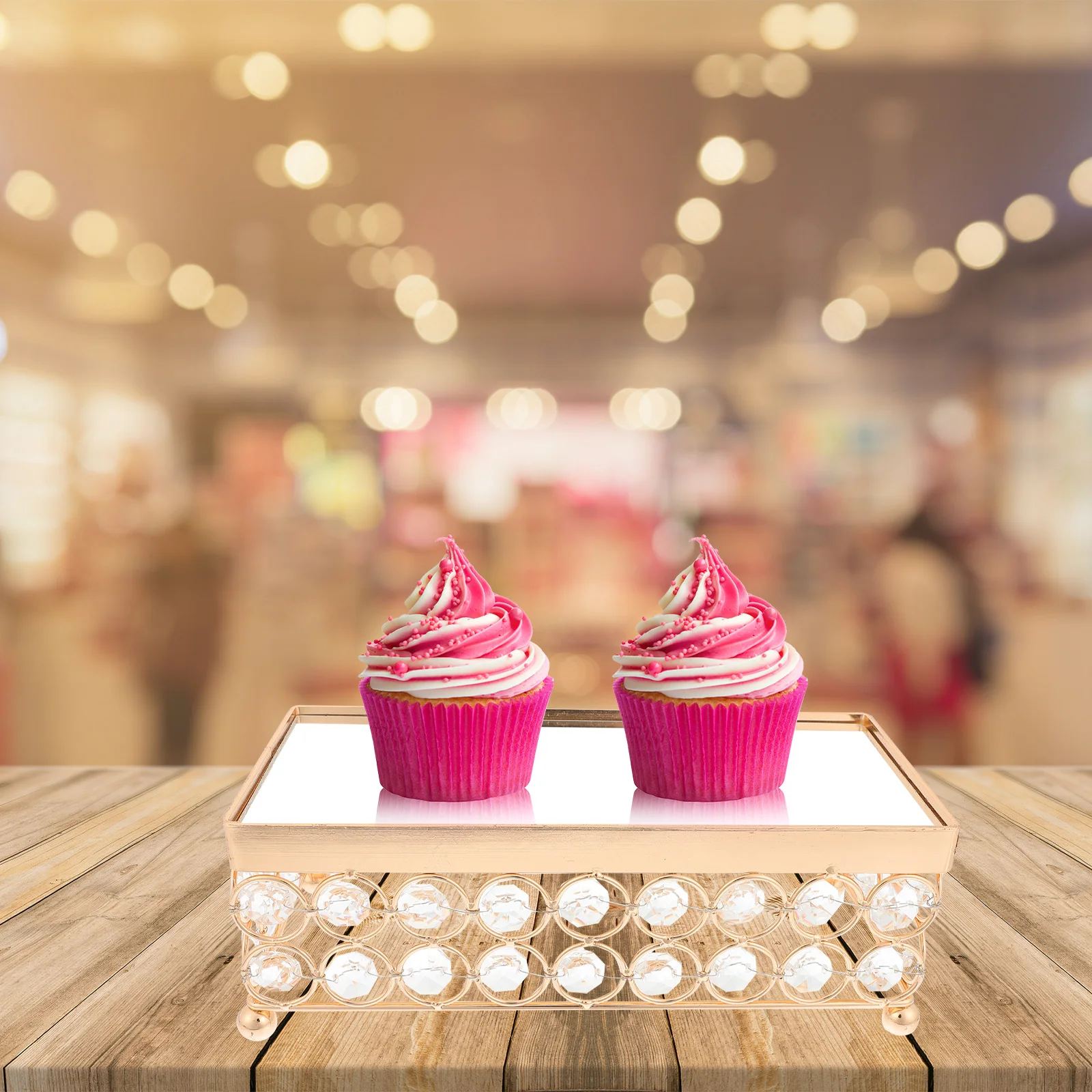 

1Pcs Attractive Cake Stand Tray Safe Materials for Party Snacks Chocolates Candies Party Dessert Tray Dessert Display Stand