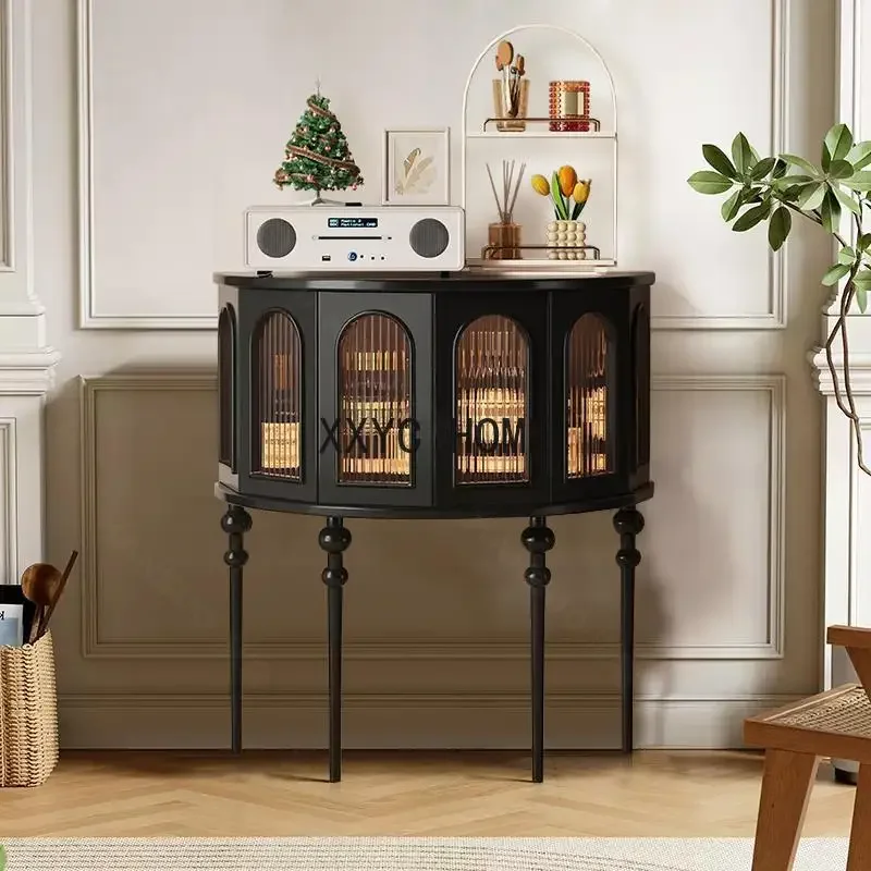 ภาษาฝรั่งเศสคําคอนโซลโมเดิร์น Minimalist ห้องโถงทางเดินห้องนั่งเล่น Curio ครึ่งวงกลมคอนโซลตารางตู้