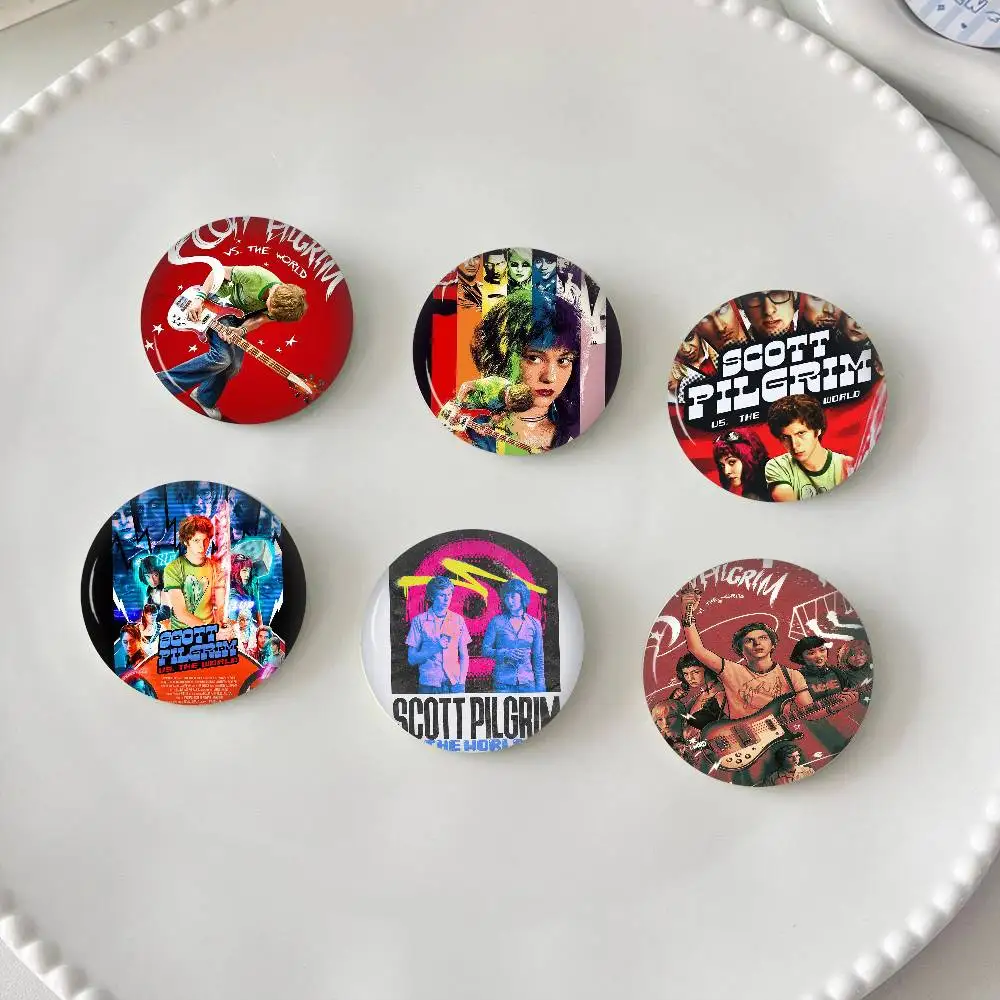 Pin de Botón Suave Vintage de la Película Scott Pilgrim VS The World, Divertido y Bizarro, con Gnarpy en un Monopatín, Insignia de Meme, Regalos para Coleccionistas Gamers