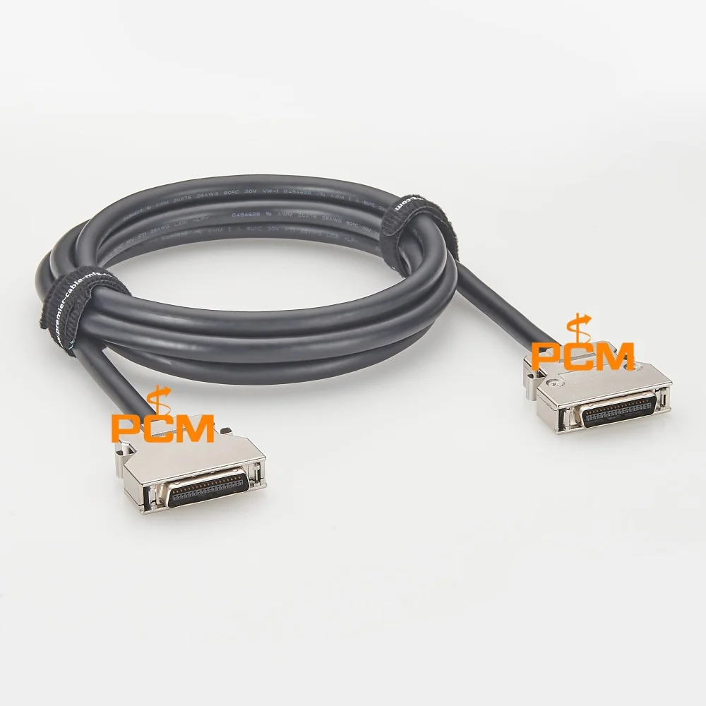 SCSI 36 Pin MDR Cable Assembly Industrial MDR 36 Pin Male to Male Data Cable for Motion Control PLC CNC Equipment