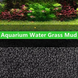 100~500g Aquarium Water Grass Mud Bottom Filtration Fish Tank Nutrient Soil Black Water Grass Landscaping Crystal Shrimp Mud