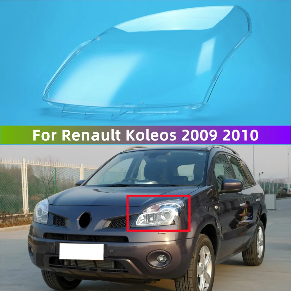

For Renault Koleos 2009 2010 Car Accessories Front Lamp Glass Replace The Original Lens