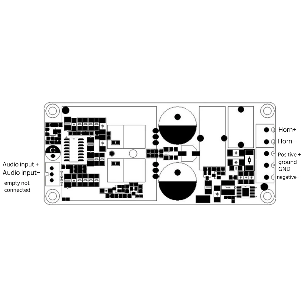 IRS2092 High Power 500W Mono Channel HiFi Digital Power Amplifier Board Class D Stage Power Amplifier Board