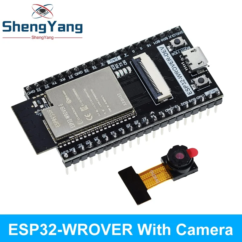 2022 Newest ESP32 CAM Camera Module ESP32-WROVER Board with Camera Wi-Fi Bluetooth Module for Arduino IDE C Python Code OV2640