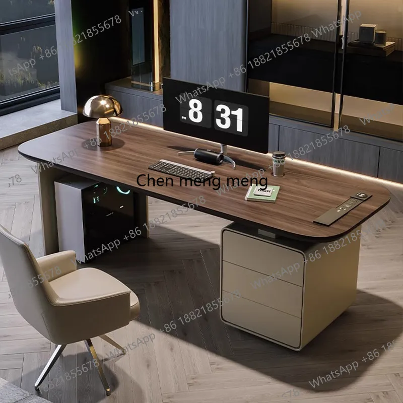 

F5822 Italian Light Luxury high end minimalism room offices office desks and workstations computer desk Room desks writing desk