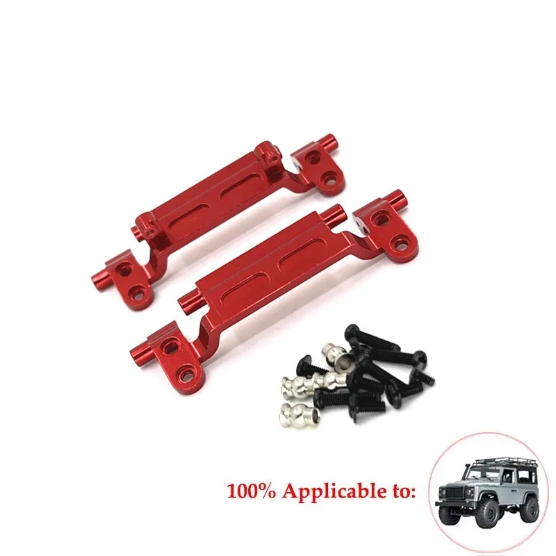 Kit de amortiguador de varilla de montaje de eje delantero y trasero, piezas de automóvil RC, actualización de metal, MN 1/12, D90, D91, D96, MN98, 99S