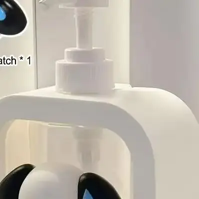 Dispensador de jabón para baño de 300ml/500ml con parche para perro, loción rellenable, champú, ducha, dispensador de viaje portátil, bomba de baño vacía