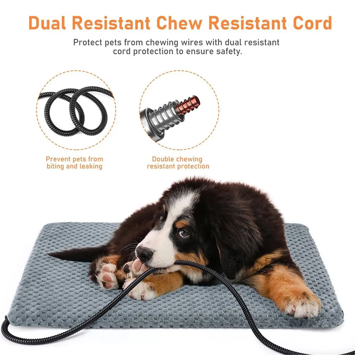 DT451 STOCK-Heated Cat Bed Waterproof Adjustable Temperature Dog Cat Heating Pad Pet Heating Pad for Cats Dogs Electric Pads
