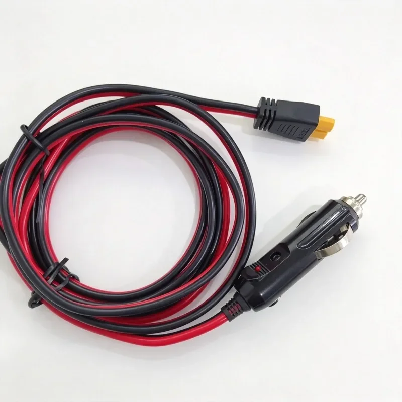 XT60 Female to Cigarette Lighter Male Cable 12AWG Molded Power Cord for 12V Car Refrigerator Camping RV Off-Grid Off-Road Use