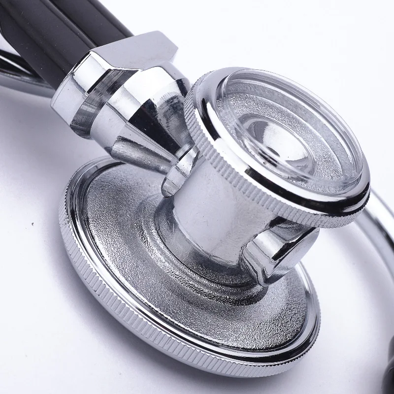 Multi-function stethoscope double-sided double-tube stethoscope to listen to fetal heart extended luxury black plating