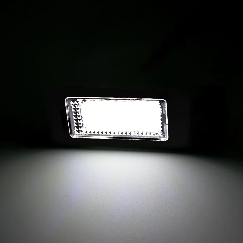 2PCS Car No Error Canbus Led License Number Plate Lights Bulb For Audi A1 A4 B8 A5 S5 A6 S6 A7 Q5 TT TTS 2D For VW 6000K White