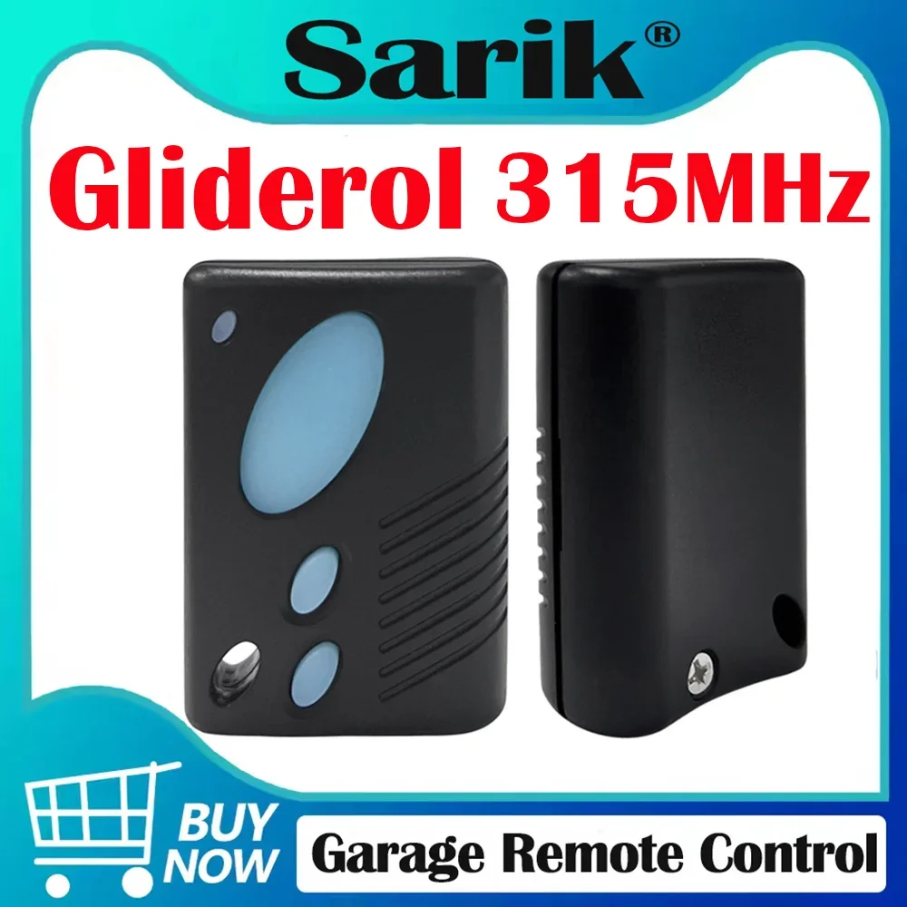 

Гаражный пульт дистанционного управления Gliderol TM-305C 315 МГц, совместимый с механизмом открывания гаражных ворот GRD2000 GTS2000 с подвижным кодом