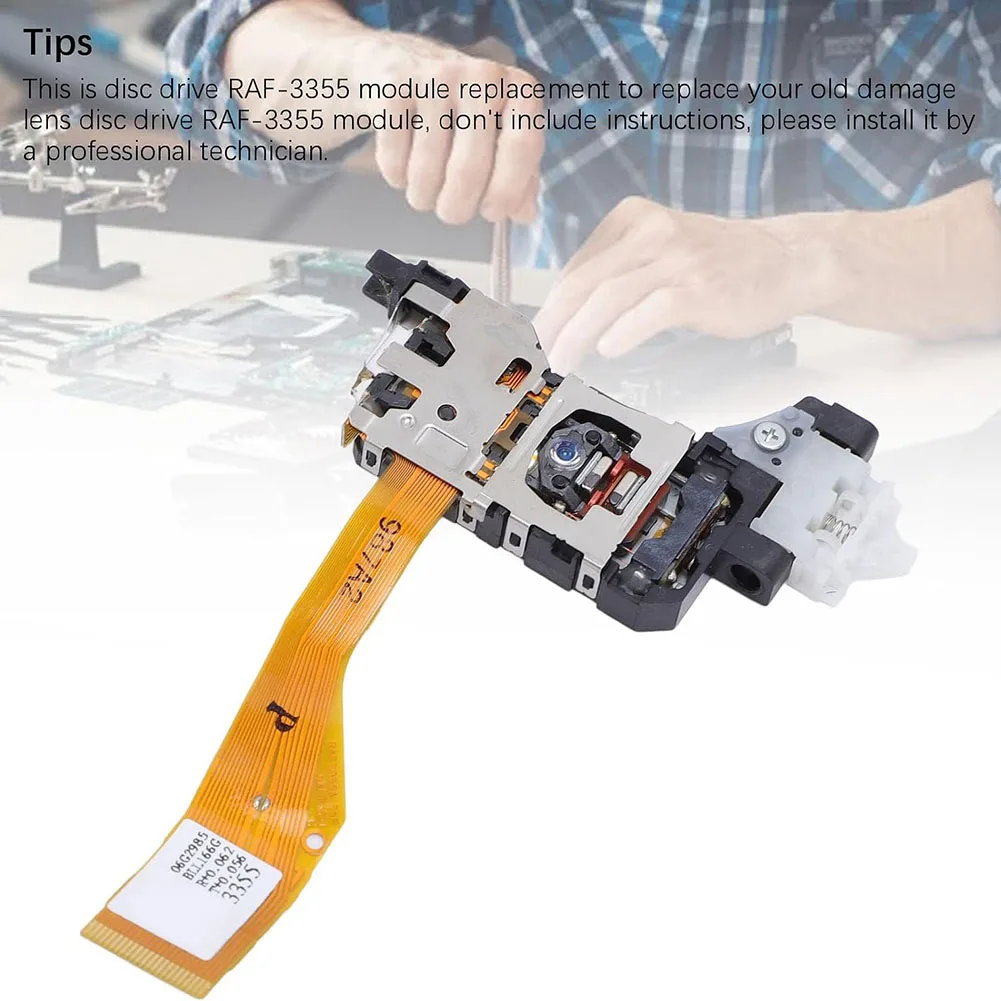 RAF-3355 Replacement Lens For Nintendo For Wii D3-2 D4 DVD Drive Integrated Head Drive Bracket Ribbon Cable Direct Connection