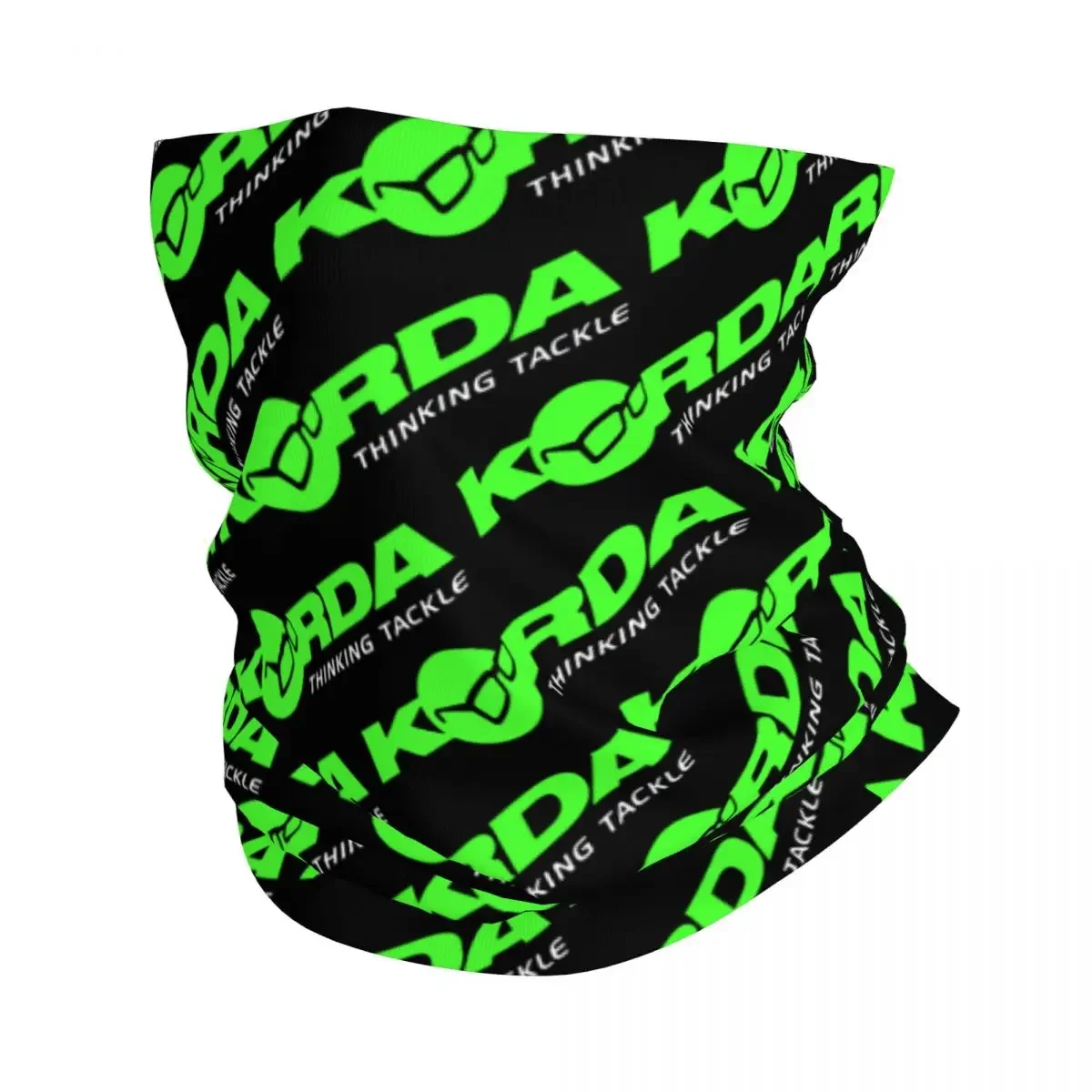 Korda Fishing Logo Winter Headband Neck Warmer Men Women Ski Camping Tube Scarf Fish Carp Fisherman Gift Face Bandana Gaiter