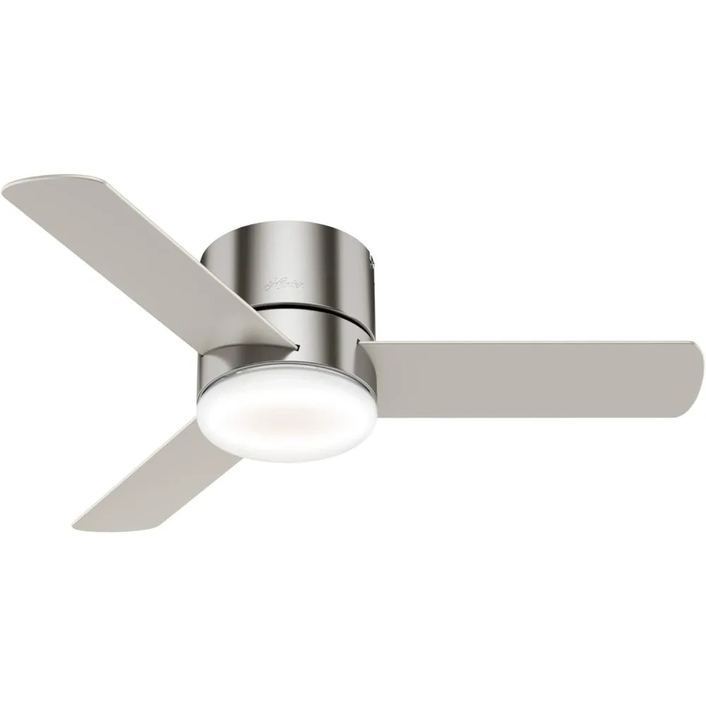 

Fan 59454 Minimus 44-Inch Low Profile Ceiling Fan with Energy-Efficient LED Light Kit and Remote Control, Ultra-Quiet Motor