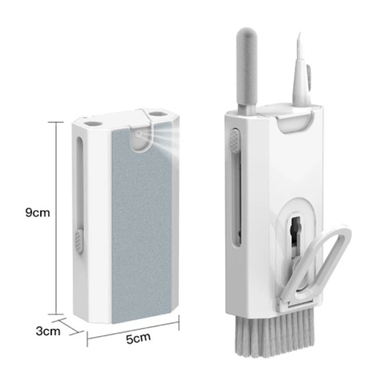 2025 New Eight In One Computer Cleaning Brush Kit Keyboard Earphone Earbuds Clean Tool Set Headset Keyboard Cleaner Keycap Pulle