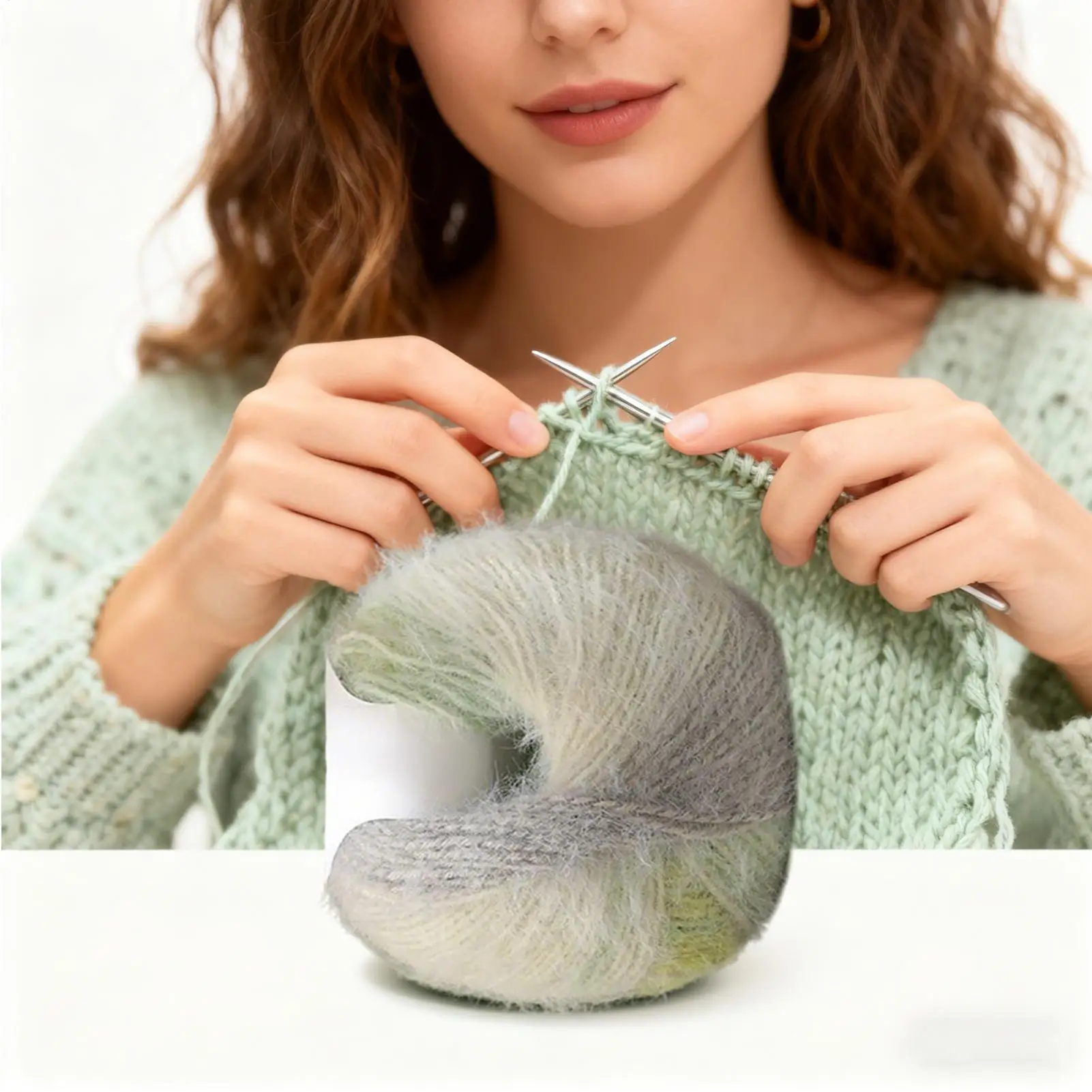 

Crocheting Yarn Wool Acrylic Blend Gradient Art Thread 2 X 100g Long Pile Beginner Crochet Yarn For Hobbyists Quilting Projects