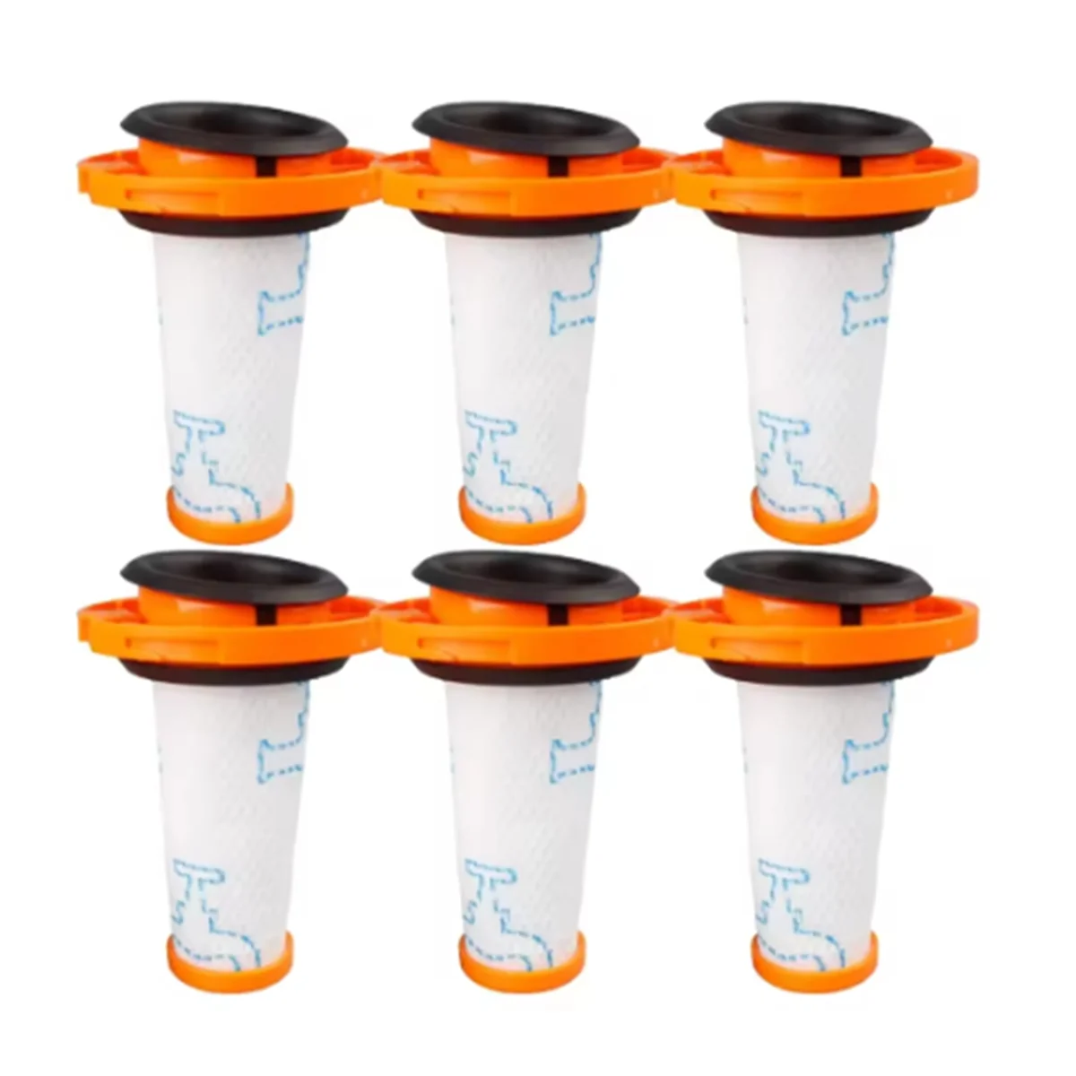 

3 шт. предварительные фильтры для X-FORCE FLEX 9,60 RH20xx ZR009010 ZR009012, беспроводной пылесос, моющийся, многоразовый