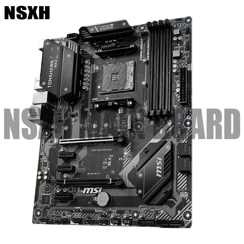 B450 TOMAHAWK MAX Motherboard 64GB Socket AM4 DDR4 ATX Mainboard 100% Tested Fully Work