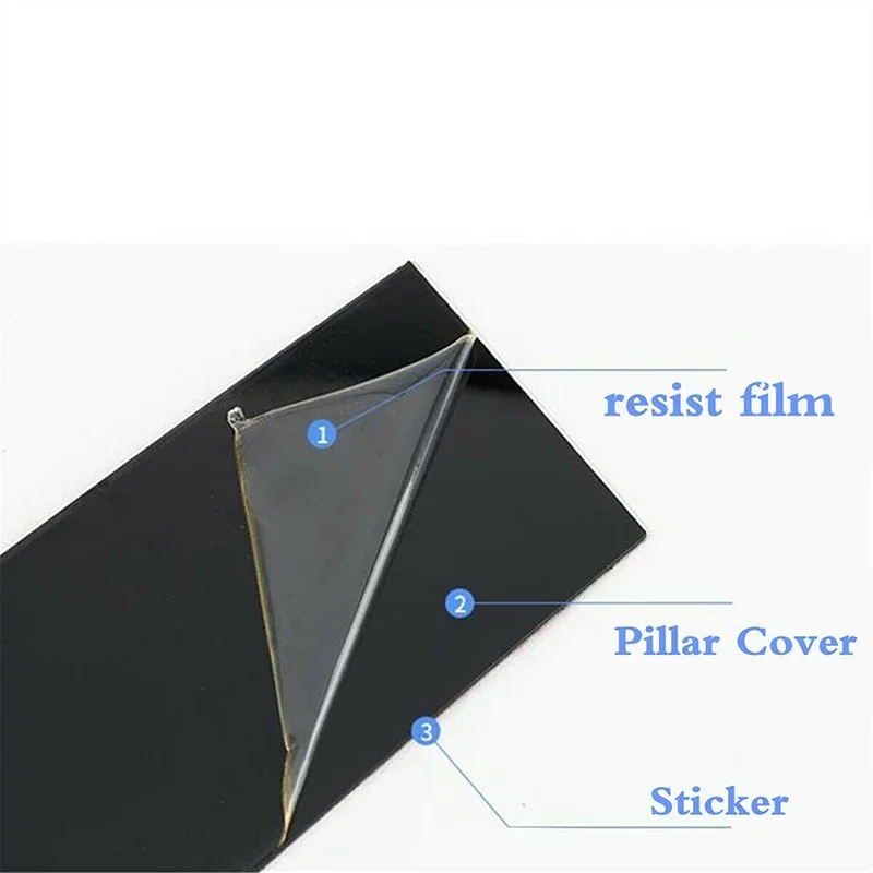 6PCS Car Pillar Posts Column Window Door Trim Cover For Hyundai Veracruz 2007-2015 Auto Styling Stickers Exterior Accessories