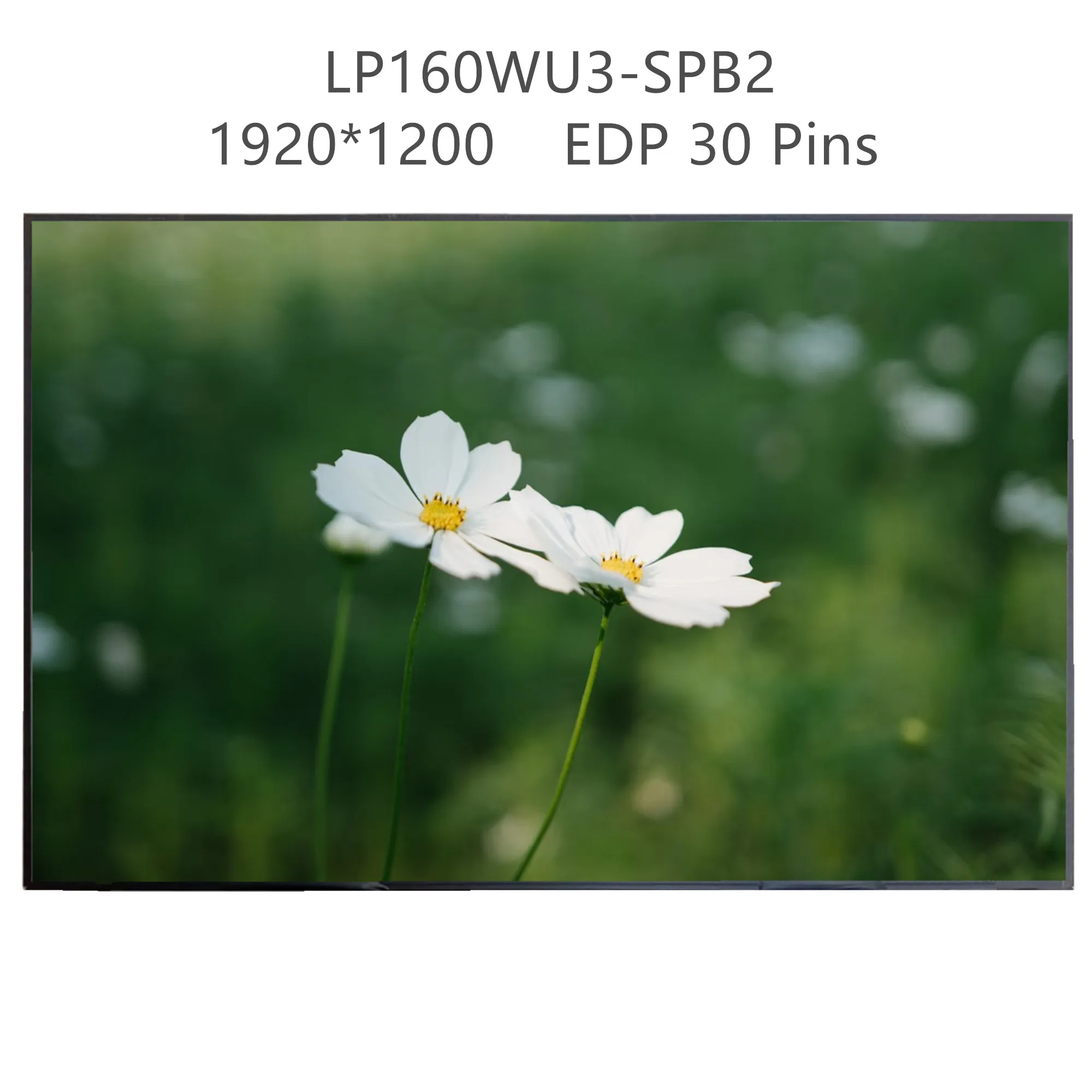 16.0'' LP160WU3-SPB2 Laptop LCD Screen Display Panel Matrix 1920*1200 EDP 30 Pins