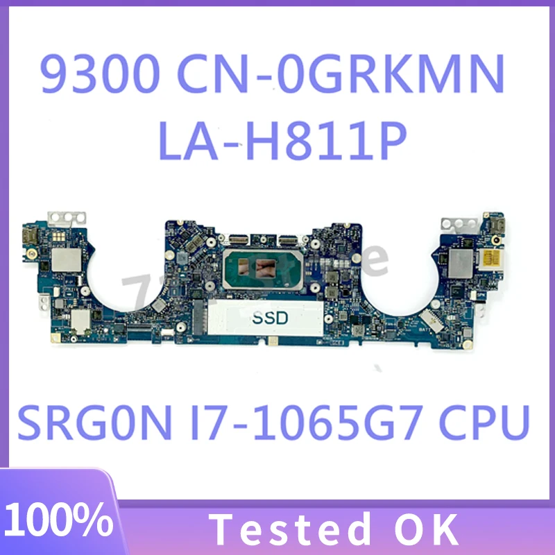 

CN-0GRKMN 0GRKMN 8GB W/SRG0N I7-1065G 7 CPU материнская плата для DELL XPS 13 9300 материнская плата для ноутбука FDQ30 LA-H811P 100% протестирована ОК