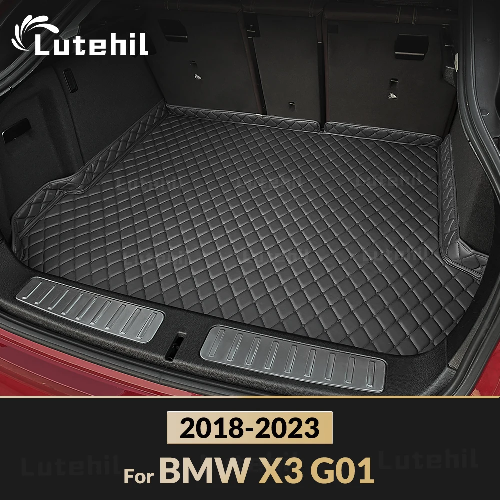 Lutehil 자동차 트렁크 매트, BMW X3 G01 2018 2019 2020 2021 2022 2023, 맞춤형 자동차 액세서리, 자동차 실내 장식