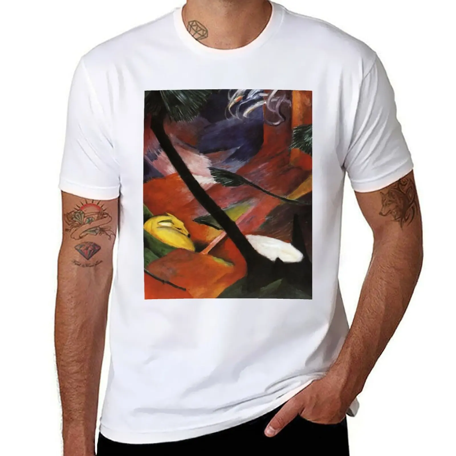 

Franz Marc T-Shirt t shirt man cotton t shirt man designer T-Shirt