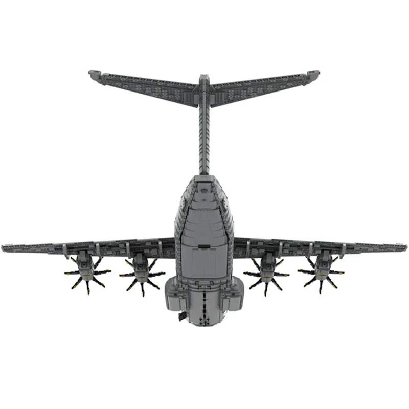 Moc Bouwstenen Airbus A400M Atlas Model Technologie Vechter Baksteen DIY Assemblage Grote Vliegtuigen Speelgoed Kinderen Vakantiecadeau