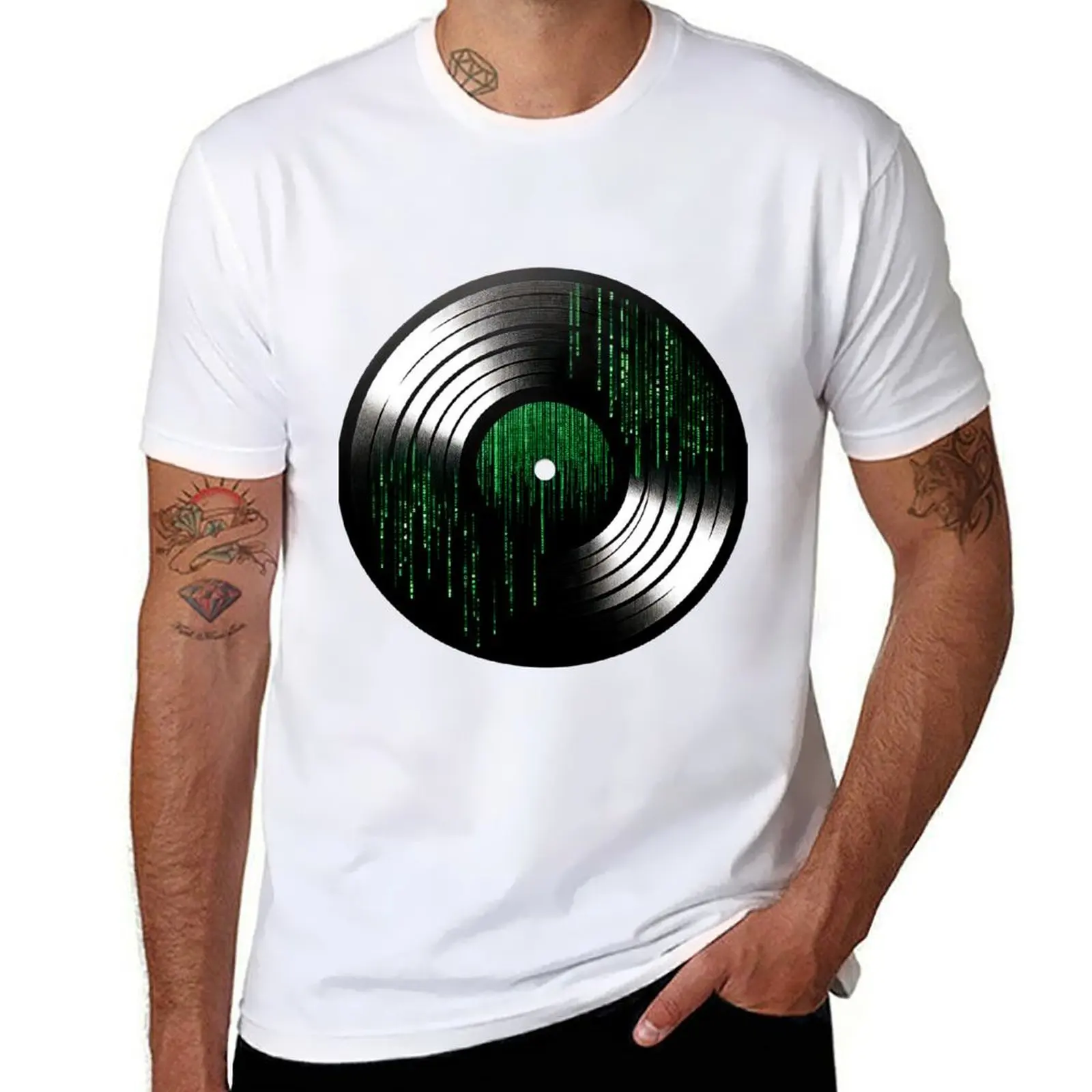 

Matrix Vinyl Record T-Shirt t shirts for man graphic vintage man t shirt summer T-Shirt