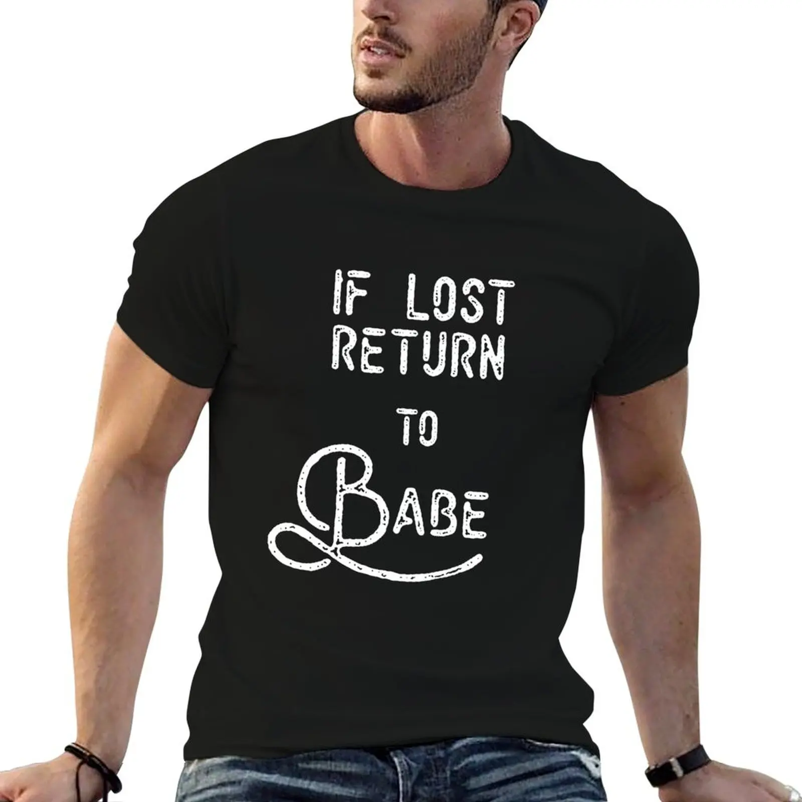 

Wife To Black essential Matching Day Babe Gift Husband t I The Lost am Couple T-Shirt shirt Return if Valentines Babe