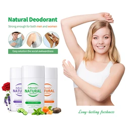 Natural Deodorant Stick Beauty Health Antiperspirant Cream Body Skin Care Underarm Anti Odor Women Men Sports