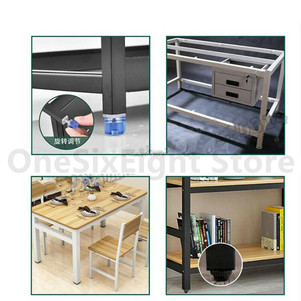 End Cap Threaded Square Plug M6 M8 Pipe Plugs Impact White